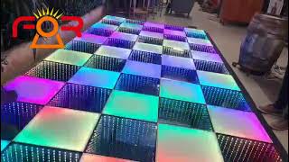 3D  Abrazine Mixture LED Dance FloorWireless Magnetic OR Wired Optional DF001 [upl. by Norrab]