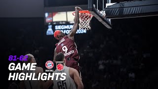 FC Bayern München Highlights  FCBB  Bamberg 8162  BBLPokal 2324  Halbfinale [upl. by Karlotte]