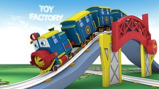 Thomas Cartoon Trains Toy Factory Cartoon  Trains for Kids Toy Train Cartoon  Toys for Kids [upl. by Esma]