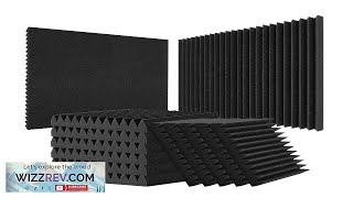 VEVOR Acoustic Foam Panels 50 Pack 12 x 12 x 2 in Review [upl. by Ivzt]