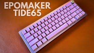 Epomaker Tide65  65 Layout Aluminium Mechanical Keyboard [upl. by Karole]