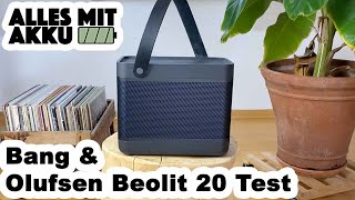 Bang amp Olufsen Beolit 20 Bluetooth Lautsprecher Test  Alles mit Akku [upl. by Doll]