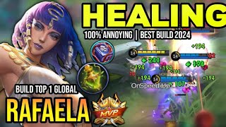 RAFAELA BEST BUILD 2024  BUILD TOP 1 GLOBAL RAFAELA GAMEPLAY  MOBILE LEGENDS✓ [upl. by Artnoed]