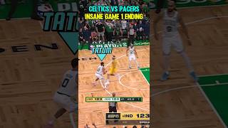 Celtics vs Pacers INSANE OT ENDING in Game 1⏰️🍿 [upl. by Ellennaj]