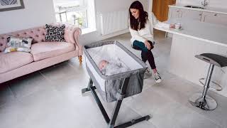 Sagababy Bedside Crib  COZI SLEEPER hos Mimmisno [upl. by Etnaid]