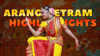 Bharatanatyam Arangetram at Guruvayur Temple  Highlights [upl. by Nniw]