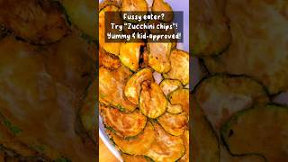 Crispy Zucchini Chips zucchini courgette yummy tasty chips health kidsfood kids easyrecipe [upl. by Yrocej]