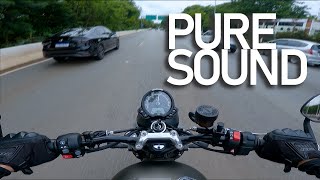 MOTOTERAPIA  2022 Triumph Street Twin Speed Twin 900  Pure Sound [upl. by Elbertine]