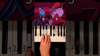 Alastors Missing Vees Part Hazbin Hotel Finale Piano Tutorial shorts [upl. by Aidyl]