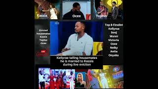 KASSIA TOPHER amp OCEE EVICTION D R C LEAVES amp KELLYRAE S REVELATION Bbnaija Season 9bigbrother [upl. by Ideih]