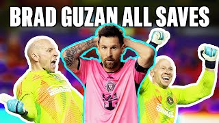 Brad Guzan All Saves vs Messi and Inter Miami  Audi 2024 MLS Cup Playoffs [upl. by Ayaros]