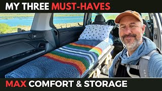 Convert ANY MINIVAN into a CAMPER in 15 MINUTES No Build [upl. by Ortensia]