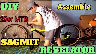 Paano mag DIY assemble Sagmit revelator 29er MTB 29ers 2023model [upl. by Robenia]