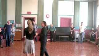 Argentine Tango Spinning Triple Sacada wwwtangonationcom 3102013 [upl. by Aseen]