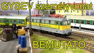 Vonatbemutató GYSEV személyvonat [upl. by Arty]