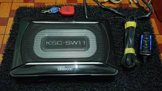 Kenwood active underseat subwoofer KSCSW11 [upl. by Ennayhs]