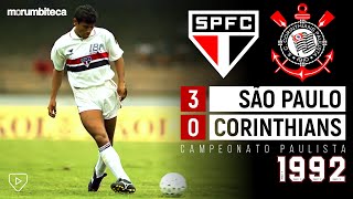 São Paulo 3x0 Corinthians  1992  MULLER DEIXA MARCELO DEITADO E RAÍ E PALHINHA COMPLETAM O SHOW [upl. by Alex]