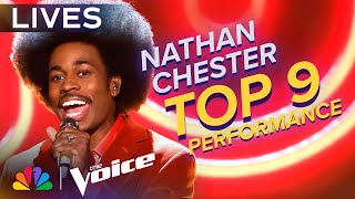 Nathan Chester Performs Otis Reddings quotTry a Little Tendernessquot  The Voice Lives  NBC [upl. by Ardnaid]