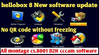 Hellobox 8 Software  Updated All Montage CS 8001 88eworking30156901A3A6 [upl. by Oludoet]