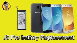 Samsung Galaxy J5pro SMJ530F Battery ReplacementBattery change [upl. by Refannej700]