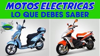 MOTOS Eléctricas 🔥 Lo Que Debes Tener En Cuenta Si Deseas Comprar Una [upl. by Idnarb358]