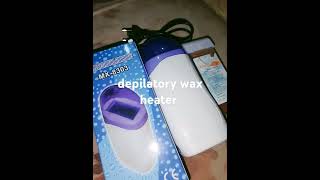 depilatory wax machine  wax heater  Anam Nawaz beauty zone [upl. by Deyas]