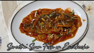 Sweet and Sour Fish Escabeche  Simple Cooking rbvlogz74 [upl. by Aiyot]