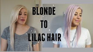 How to Dye Hair Lilac [upl. by Meill862]