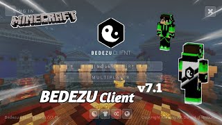 BEDEZU CLIENT v71 MCPE   MINECRAFT PE [upl. by Rodina173]