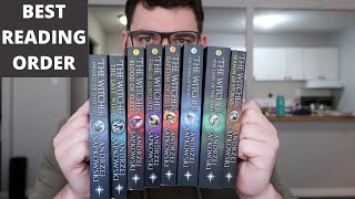 The witcher reading order what order should you read netflix the witcher books  booktube [upl. by Eeryt]