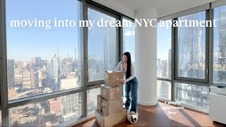 moving into my dream NYC apartment empty apartment tour amp living alone [upl. by Leugimesoj]