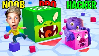 NOOB vs PRO vs HACKER in CUBE SONE IO PREZLEY [upl. by Aramac590]