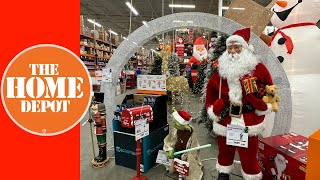 🎉HOME DEPOT CANADA CHRISTMAS 2023 STORE WALKTHROUGH [upl. by Marcin995]