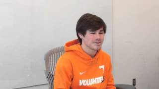 Butch Jones son Alex talks about bond with Zac Jancek Will Martinez Nov 12 2015 [upl. by Lemej96]