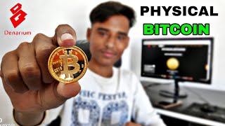 Denarium Physical Bitcoin  Unboxing amp Review  Denarium Custom Gold Plated 2018 [upl. by Cameron]