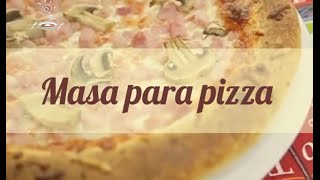 Masa para pizza casera  MenuInventamos [upl. by Etem]