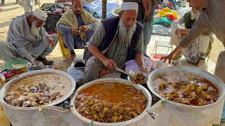 Shahzada Ojri Farosh  Goat Intestine  Shahzada Siri Paye Bajaur Mela  Boti ka Salan  Boti Masala [upl. by Iruj160]