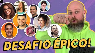 Desafio épico com os maiores Edutubers do Brasil SÓ LETRA Apresentado pelo Prof Noslen [upl. by Yelnek894]