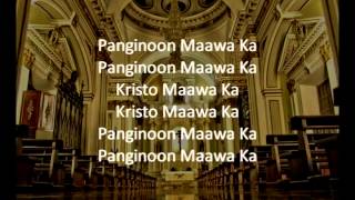 Panginoon Maawa Ka Instrumental Karaoke [upl. by Htur824]