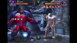 Onslaught Destroys SOS Destroyer villian  MCOC [upl. by Nylcaj]