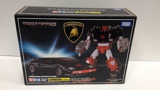 Transformers Masterpiece  G2 LAMBOR Sideswipe [upl. by Atalanti345]