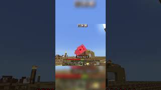 Ghast BLAST MY TOWN minecraft games gamer shorts [upl. by Assila127]