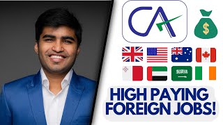 High Paying Job Abroad After CA  Chartered Accountant Jobs for Freshers  Prem Kumar ACA [upl. by Daj]