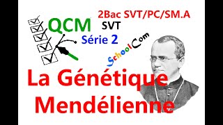 QCM2svt2Bac SVTPCSMA les lois statistiques de Mendel [upl. by Delora]