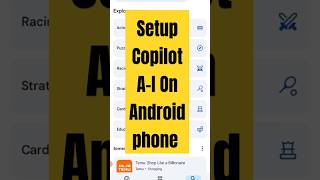 How to Setup Microsoft Copilot AI On Android  Free [upl. by Adnarahs]