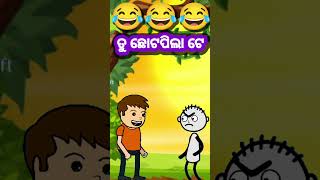 ତୁ ଛୋଟପିଲା ଟେ🤣 odia cartoon comedy funny comedy short [upl. by Okiruy]