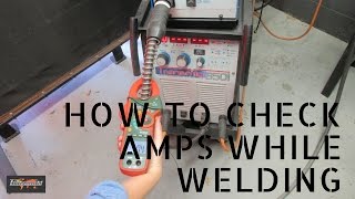 Clamp meter  How to check Amps while welding [upl. by Lindholm547]