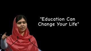 Education Is The One Of The Blessings Of Life  Malala Yousafzai Speech [upl. by Norre]