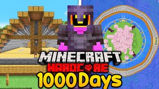 I Survived 1000 Days in Hardcore Minecraft FULL MOVIE [upl. by Tamanaha]