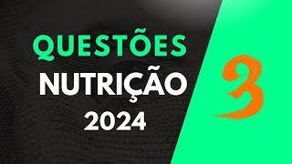 Questões de Nutrição  03 [upl. by Mok19]